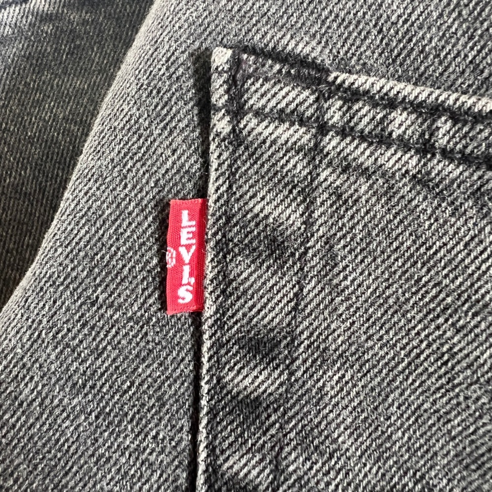 Levis 502 Taper Mens 34x32 Charcoal Grey Eco Performance Warm Jeans 29507-1465 - Picture 5 of 7
